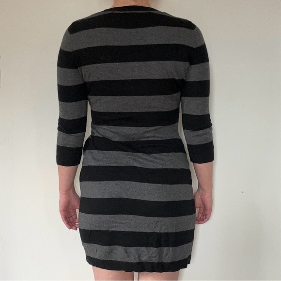 Striped Long Sleeve Sweater Dress - Picture 6 of 7